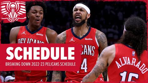 pelicans basketball schedule 2022-23
